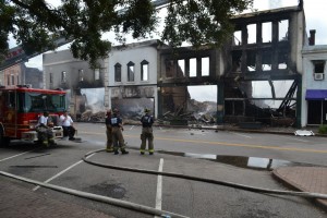 Georgetown after fire