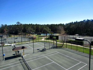 tennis aerial