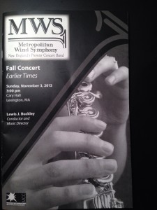 MWS program cover